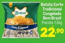 Supermercados Jau Serve Batata Corte Tradicional Bem Brasil oferta