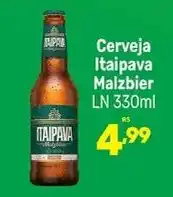 Supermercados Jau Serve Cerveja Itaipava Malzbier LN oferta