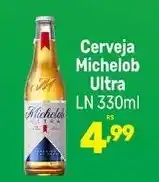 Supermercados Jau Serve Cerveja Michelob Ultra oferta