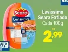 Supermercados Jau Serve Levissimo Seara Fatiado oferta