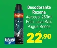 Supermercados Jau Serve Desodorante rexona oferta