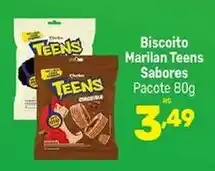 Supermercados Jau Serve Biscoito marilian teens sabores oferta