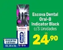 Supermercados Jau Serve Escova Dental Oral-B Indicator Black oferta