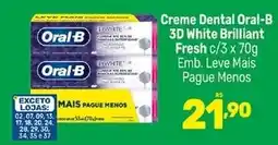 Supermercados Jau Serve Creme Dental Oral-B 3D White Brilliant oferta
