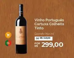 Oba Hortifruti Vinho Português Cartuxa Colheita Tinto oferta