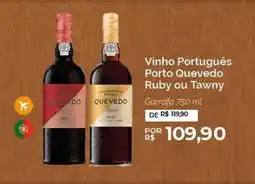 Oba Hortifruti Vinho Português Porto Quevedo Ruby ou Tawny oferta