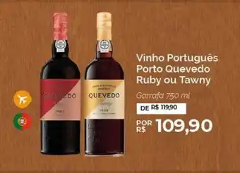 Vinho Português Porto Quevedo Ruby ou Tawny