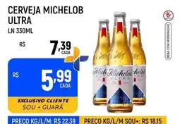 Supermercado Guará Cerveja michelob ultra oferta