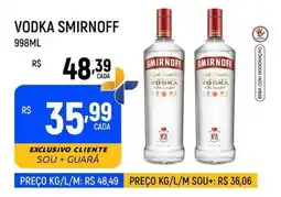 Supermercado Guará vodka smirnoff oferta