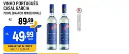Supermercado Guará Vinho português casal garcia branco tradicional oferta