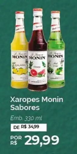 Oba Hortifruti Xaropes Monin Sabores oferta