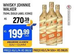Supermercado Guará Whisky johnnie walker 750ml (gold label icons) oferta