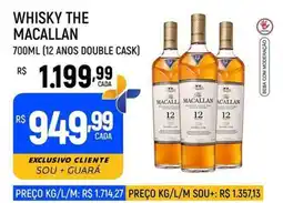 Supermercado Guará whisky the macallan 12 anos double cask oferta