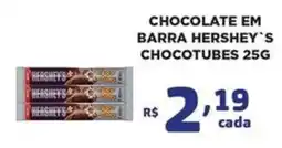 Bahamas Mix chocolate em barra hershey's chocotubes oferta