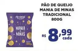 Bahamas Mix Pão de queijo mania de minas tradicional oferta