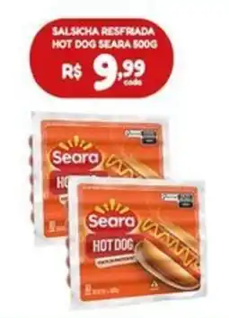 Bahamas Mix Salsicha resfriada hot dog seara oferta