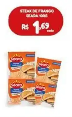 Bahamas Mix steak de frango seara 100g oferta