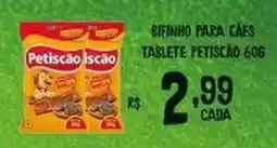 Bahamas Mix Bifinho para cães tablete petiscão oferta