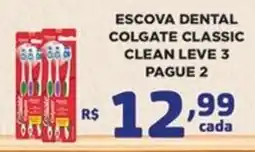 Bahamas Mix escova dental colgate classic clean oferta
