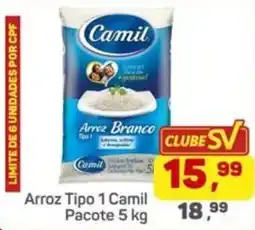 Supermercados São Vicente Arroz Branco Tipo 1 Camil oferta
