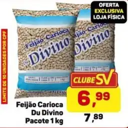 Supermercados São Vicente Feijão Carioca Du Divino oferta