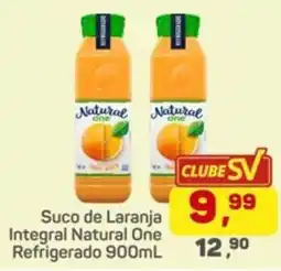 Supermercados São Vicente Suco de Laranja Integral Natural One oferta