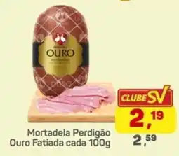 Supermercados São Vicente Mortadela Perdigão Ouro Fatiada oferta