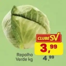 Supermercados São Vicente Repolho Verde oferta
