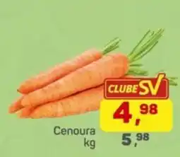 Supermercados São Vicente Cenoura oferta