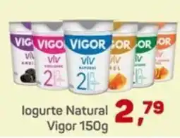 Supermercados São Vicente logurte natural vigor oferta
