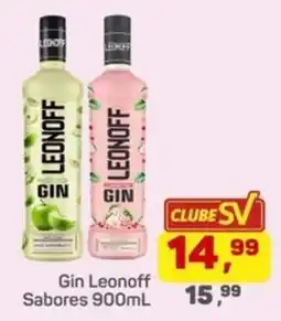 Supermercados São Vicente Gin Leonoff Sabores oferta