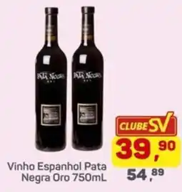 Supermercados São Vicente Vinho Espanhol Pata Negra Oro oferta
