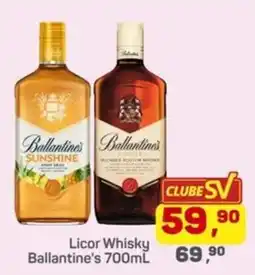 Supermercados São Vicente Licor whisky ballantine's 700ml oferta
