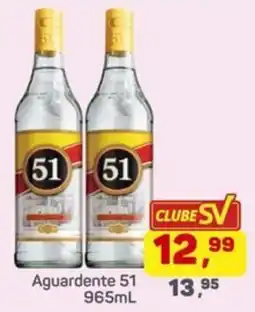 Supermercados São Vicente Aguardente 51 oferta