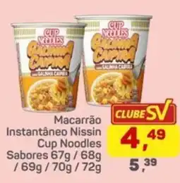 Supermercados São Vicente Macarrão Instantâneo Nissin Cup Noodles oferta