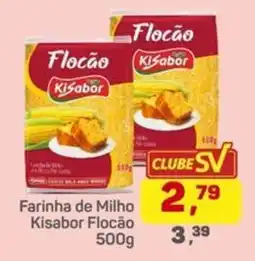Supermercados São Vicente Farinha de Milho Kisabor Flocação oferta