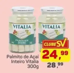 Supermercados São Vicente Palmito de Açaí Inteiro Vitalia oferta