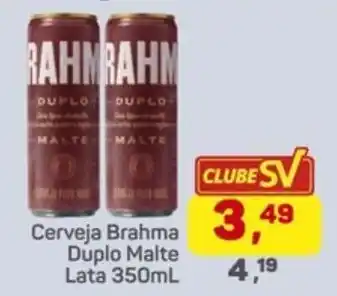 Supermercados São Vicente Cerveja brahma duplo malte oferta