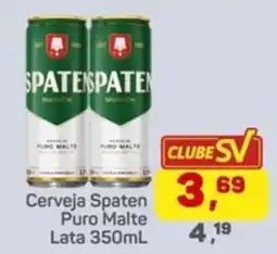 Supermercados São Vicente Cerveja Spaten Puro Malte oferta