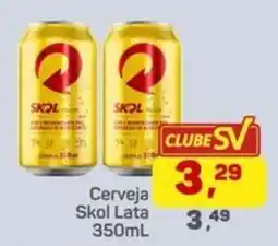 Supermercados São Vicente Cerveja Skol Lata oferta