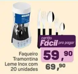 Supermercados São Vicente Faqueiro Tramontina Leme Inox oferta