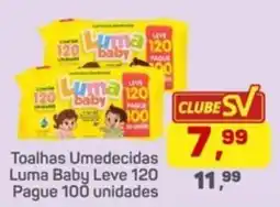 Supermercados São Vicente Toalhas Umedecidas Luma Baby Leve oferta