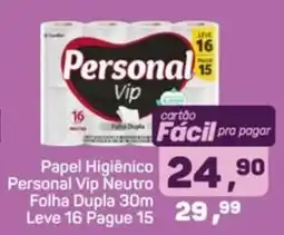 Supermercados São Vicente Papel Higiênico Personal Vip oferta