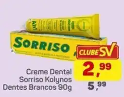 Supermercados São Vicente Creme Dental Sorriso Kolyynos Dentes Brancos oferta