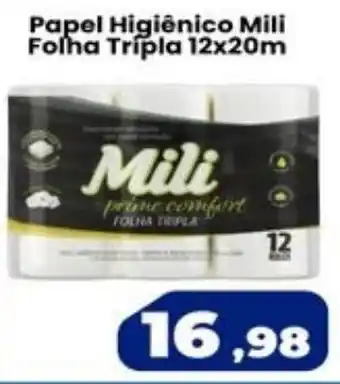 Papel Higiênico Mili Folha Tripla