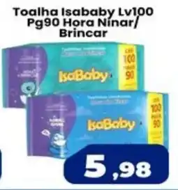 VN Autosserviço Toalha isababy lv100 pg90 hora ninar/brincar oferta