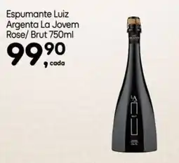 Asun Espumante Luiz Argenta La Jovem Rose/ Brut oferta