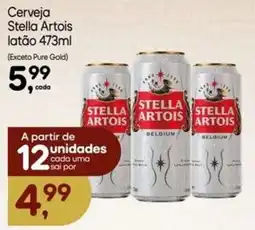 Asun Cerveja Stella Artois latão oferta