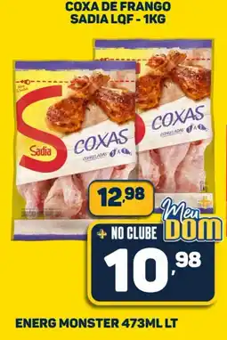 Dom Atacadista Coxa de frango sadia lqf oferta