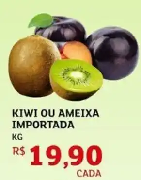 Kiwi ou ameixa importada